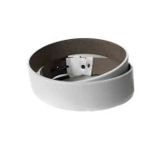 Fossil Beyaz Hakiki Düz Deri Spor 4 cm Erkek Kemeri-125 thumbnail 5