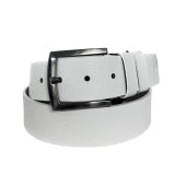 Fossil Beyaz Hakiki Düz Deri Spor 4 cm Erkek Kemeri-110 thumbnail 4