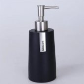 By Selim Troy Siyah Gümüş 5 Parça Polyester Banyo Seti - 2