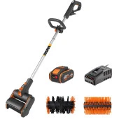 WORX WG441E 20Volt 4.0Ah. Li-ion Tek Akülü 165MM Profesyonel Çok Amaçlı Şarjlı Zemin Fırçası - 6