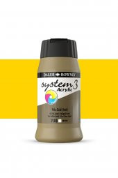 Daler Rowney System 3 Akrilik Boya 500ml 708 Pale Gold Imit - 1