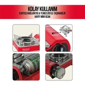 Orcamp Mini Çantalı Kamp Ocağı (Kırmızı) - 4
