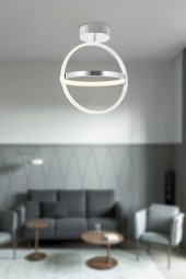 Eray Aydınlatma 502 Plofonyer Krom Led Avize - 2