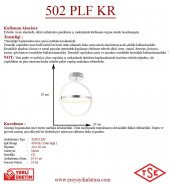 Eray Aydınlatma 502 Plofonyer Krom Led Avize - 3