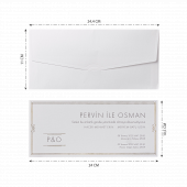 Düğün Davetiyesi 10340 Stil - 2