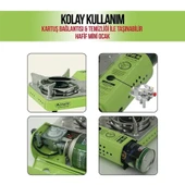 Orcamp Mini Çantalı Kamp Ocağı Yeşil - 4