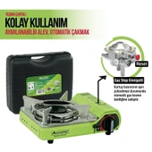 Orcamp Mini Çantalı Kamp Ocağı Yeşil - 2