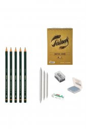 Fatih Yayınları Eskiz Başlangıç Seti 1 + Dereceli kalem + a5 Defter + Dağıtıcı Set + silgi + Açacak + Hamur silgi - 1