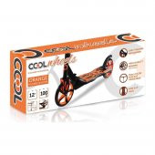 100kg Taşıma Kapasiteli Katlanabilir Scooter 12 Yaş ve Üzeri İçin Uzayabilen Katlanabilir Scooter TURUNCU - 1