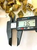 25 Adet 20 mm Piramit Sarı Kabara Raptiye Hobi Çivisi Koltuk Çanta Tasarım Aksesuar Süsü - 5