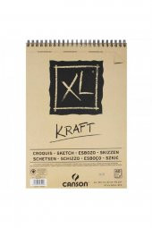 Canson XL Kraft Sketch Spiral Pad 90gr Spiralli Çizim Blok 60 Sayfa A3 (29.7x42cm) - 1