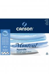 Canson Montval Aquarelle Cold Pressed 200gr Sulu Boya Blok 40 Sayfa 24x32cm - 1