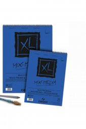 Canson XL Mix Media 300gr Orta Dokulu Çok Amaçlı Spiralli Resim Blok 30 Sayfa A4 (21x29.7 - 4