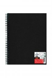 Canson One Art Book 100gr Spiralli Çizim Defteri 80 Sayfa 21.6x27.9cm (Sert Kapak) - 1