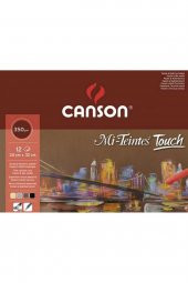 Canson Mi-Tientes Touch 350gr Pastel Blok 12 Sayfa 24x32cm - 1