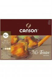 Canson Mi-Tientes 5 Toprak Renk 160gr Pastel Blok 30 Sayfa 32x41cm - 1