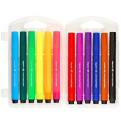 Bigpoint Jumbo Üçgen Keçeli Kalem 12'li Set (Plastik Kutulu) - 2