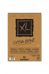 Canson XL Extra White Sketch Spiral Pad 90gr Spiralli Çizim Blok 120 Sayfa A3 (29.7x42cm) - 1