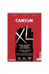 Canson XL Acrylic & Oil Colour Spiral Pad 290gr A4(21x29,7cm)30 Sayfa - 1