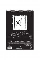 Canson XL Siyah Spiralli Çizim Blok 150gr 40 Sayfa A4(21x29.7cm) - 1