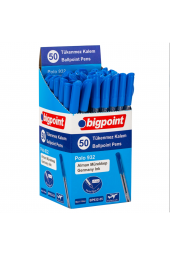 Bigpoint Tükenmez Kalem Polo 0.7mm 50'li Set Mavi - 1