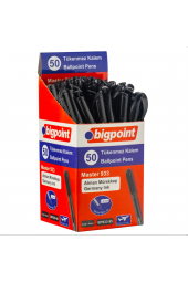 Bigpoint Tükenmez Kalem Master 50'li Set Siyah - 1