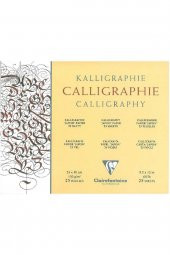Clairefontaine Calligraphy 130gr Kaligrafi Blok 25 Sayfa 24x30cm - 1