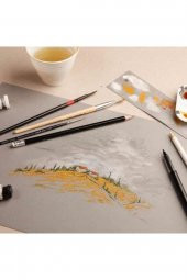Clairefontaine Paint-On Gris 250gr Gri Çok Amaçlı Resim Blok 30 Sayfa A3 (29.7x42cm) - 2