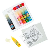 Bigpoint Cam Boyası (Window Paint) 5 Renk x 20 ml + Kontür - 1