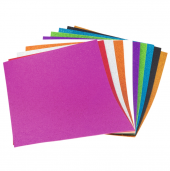 Bigpoint Simli Renkli Karışık Kağıt 35x50cm 10 Adet Eva - 1