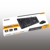 A4 TECH KR-9276 Q USB STANDART KLAVYE+OPTİK MOUSE - 2