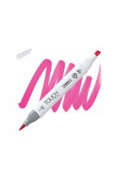 Shinhan Art TOUCH TWIN BRUSH PEN : Çift Taraflı Marker : F125 Fluorescent rose - 1