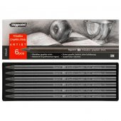 Bigpoint Grafit Kurşun Kalem 2B (7.1mm x 153mm) 6'lı Set - 1