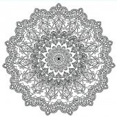 Bigpoint Baskılı Pres Tuval 30x30cm Mandala - 1