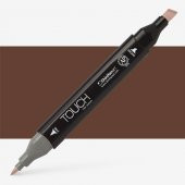 Shinhan Art Touch Twin Marker Pen : Çift Uçlu Marker Kalemi : CHOCOLATE : BR92 - 1