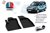 Citroen Nemo 4D Havuzlu Paspas Siyah Ön 2 Parça 2008-2016 Arası - 1