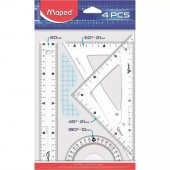 Maped Maped 4 Parça Cetvel Seti 20cm - 1