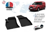 Opel Combo D 4D Havuzlu Paspas Siyah Ön 2 Parça 2010-2018 Arası - 1