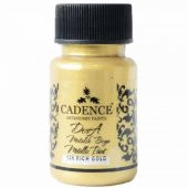 Cadence Yayınları Dora Metalik Boya 50ml Rich Gold 136 - 1