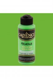 Cadence Yayınları Premium Fosforlu Akrilik Boya 120ml Fosforlu Yeşil FOS-YEŞİL - 1