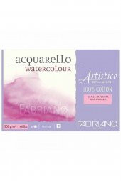 Fabriano Artistico Extra White Hot Pressed 300gr Sulu Boya Blok 20 Sayfa 31x41cm - 1