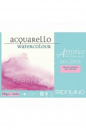 Fabriano Artistico Traditional White Hot Pressed 300gr Suluboya Blok 20 Sayfa 23x30.5cm - 1