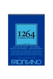 Fabriano 1264 Mix Media Spiralli Defter 300gr 30 Sayfa A4 (21x29.7cm) - 1