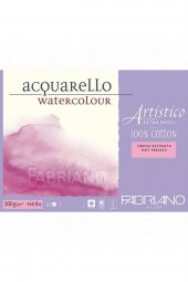 Fabriano Artistico Extra White Hot Pressed 300gr Sulu Boya Blok 20 Sayfa 18x26cm - 1