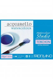 Fabriano Watercolour Torchon Extra Rough 270gr Sulu Boya Blok 20 Sayfa 23x30.5cm (4 Tarafı Yapışkanlı) - 1