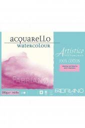 Fabriano Artistico Traditional White Hot Pressed 300gr Suluboya Blok 25 Sayfa 12.5x18cm - 1