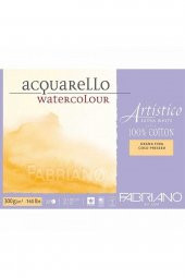 Fabriano Artistico Extra White Cold Pressed 300gr Sulu Boya Blok 20 Sayfa 23x30.5cm - 1