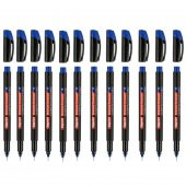 Bigpoint Permanent Marker (asetat) Kalem S 0,3 Mavi 12'li Set - 1