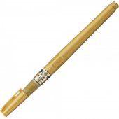 Zig Cartoonist Brush Pen Gold Chu Ji - Altın Kalem - 3