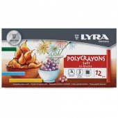 LYRA Polycrayons Soft Toz Pastel Boya 12'li Set - 1